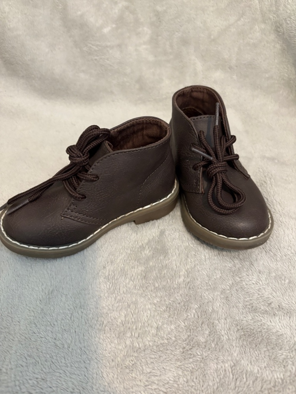 The Children's Place Brown Lace-Up Ankle Boots for Kids